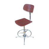 Chaise de bureau  bao pagholz vintage 60 pivotante & télescopique tbe