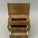 Miniature chest of drawers gilded wooden poupee furniture jewelry mid xxe italian