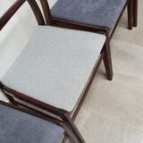 Set of 4 Scandinavian chairs in Rio rosewood