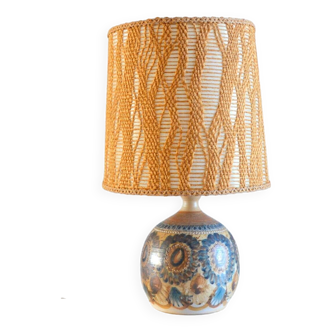 Sandstone table lamp by Jean Claude Courjault 1960s