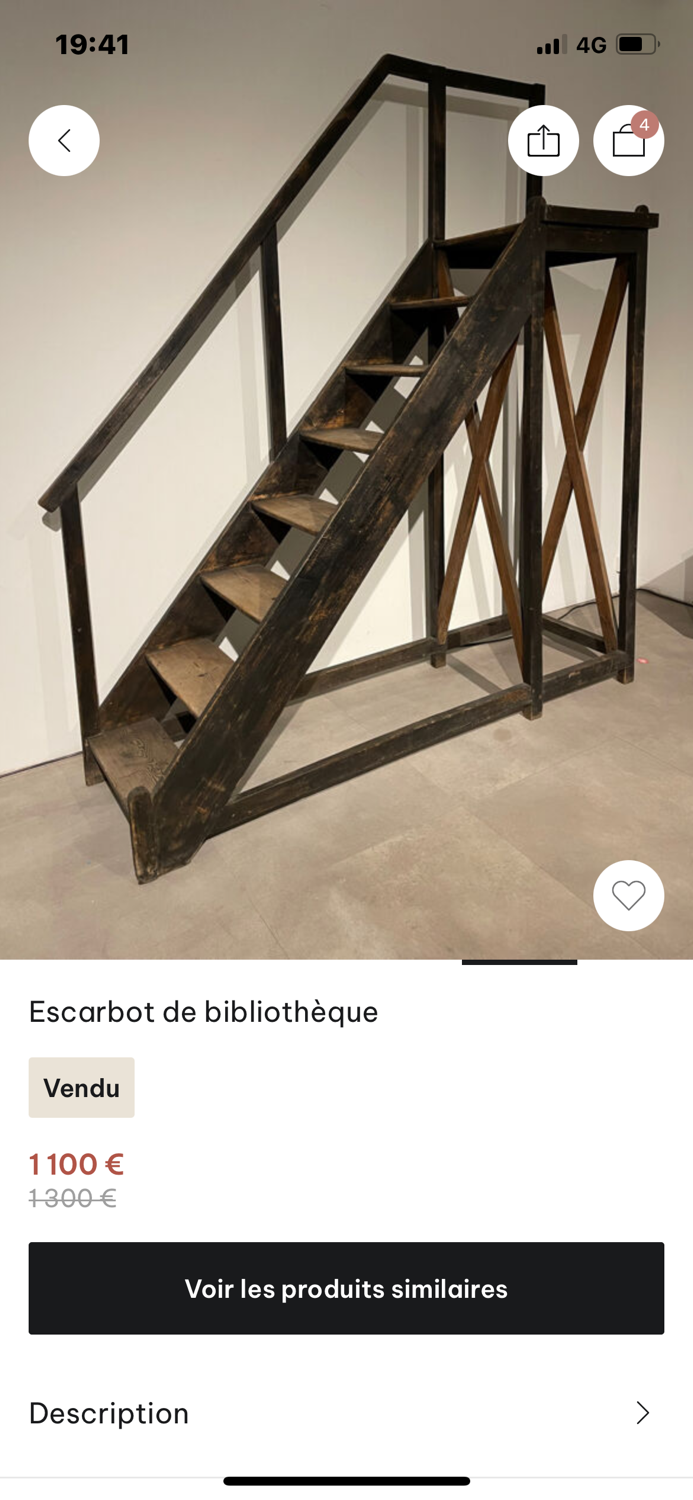 Artist's studio stepladder