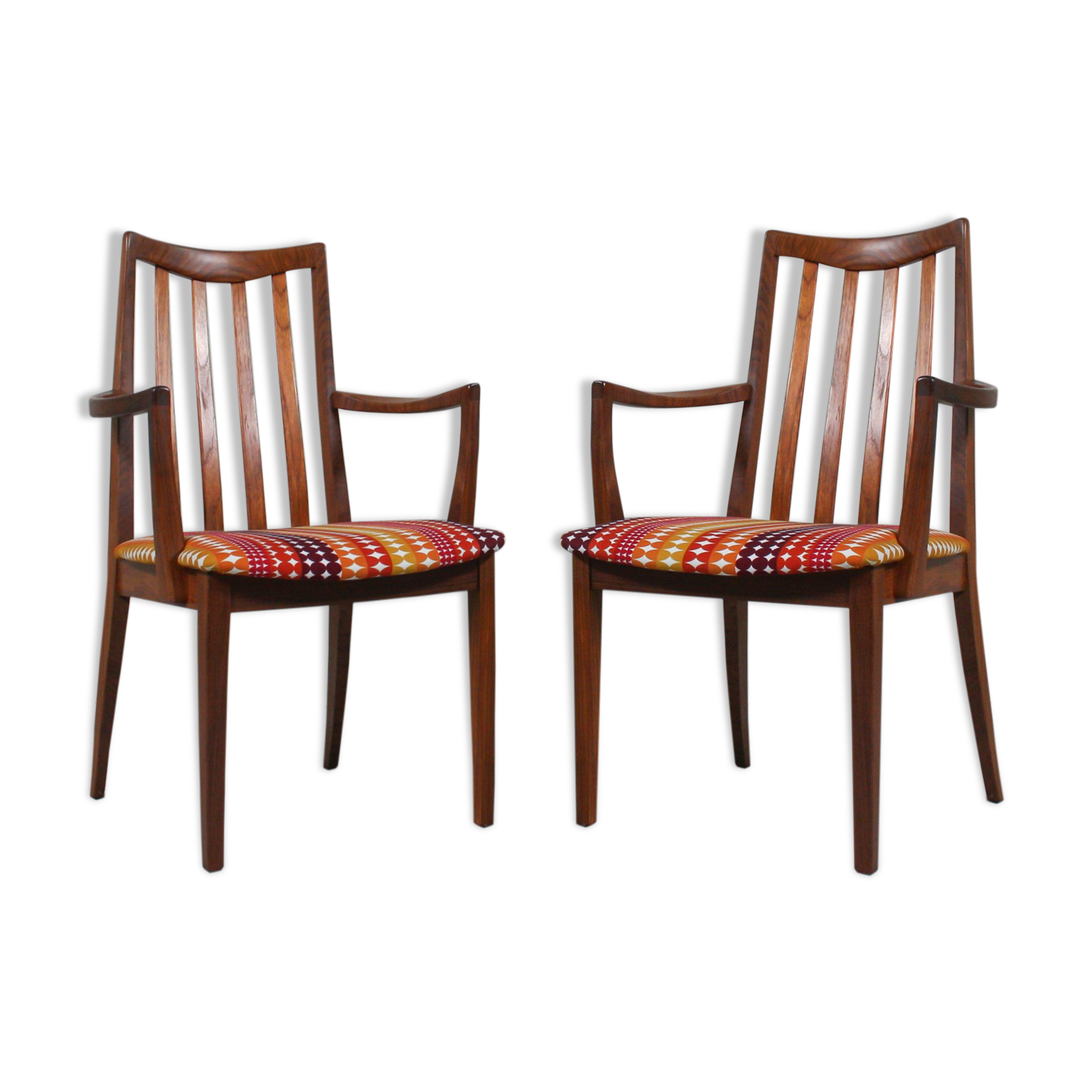 Paire de chaises à manger vintage par GPlan, années 1960