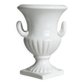 Old Médicis cache-pot in white porcelain