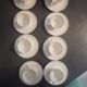 8 Gien cups and 8 saucers