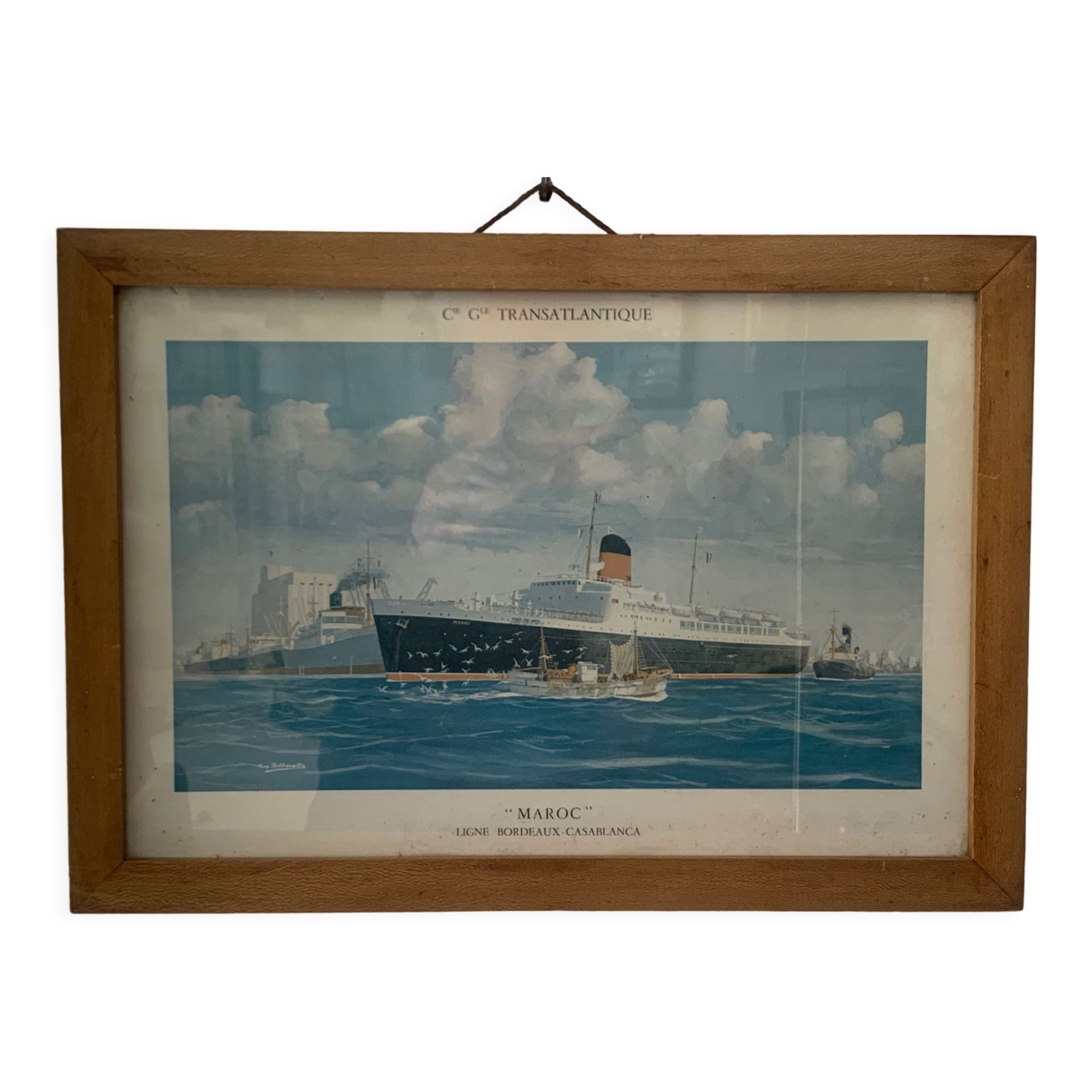 Framed liner advertising