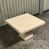 Italian travertine coffee table, 1970s design