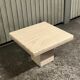 Table basse italienne en travertin, 1970