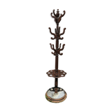 Coat rack on oak and zinc stand