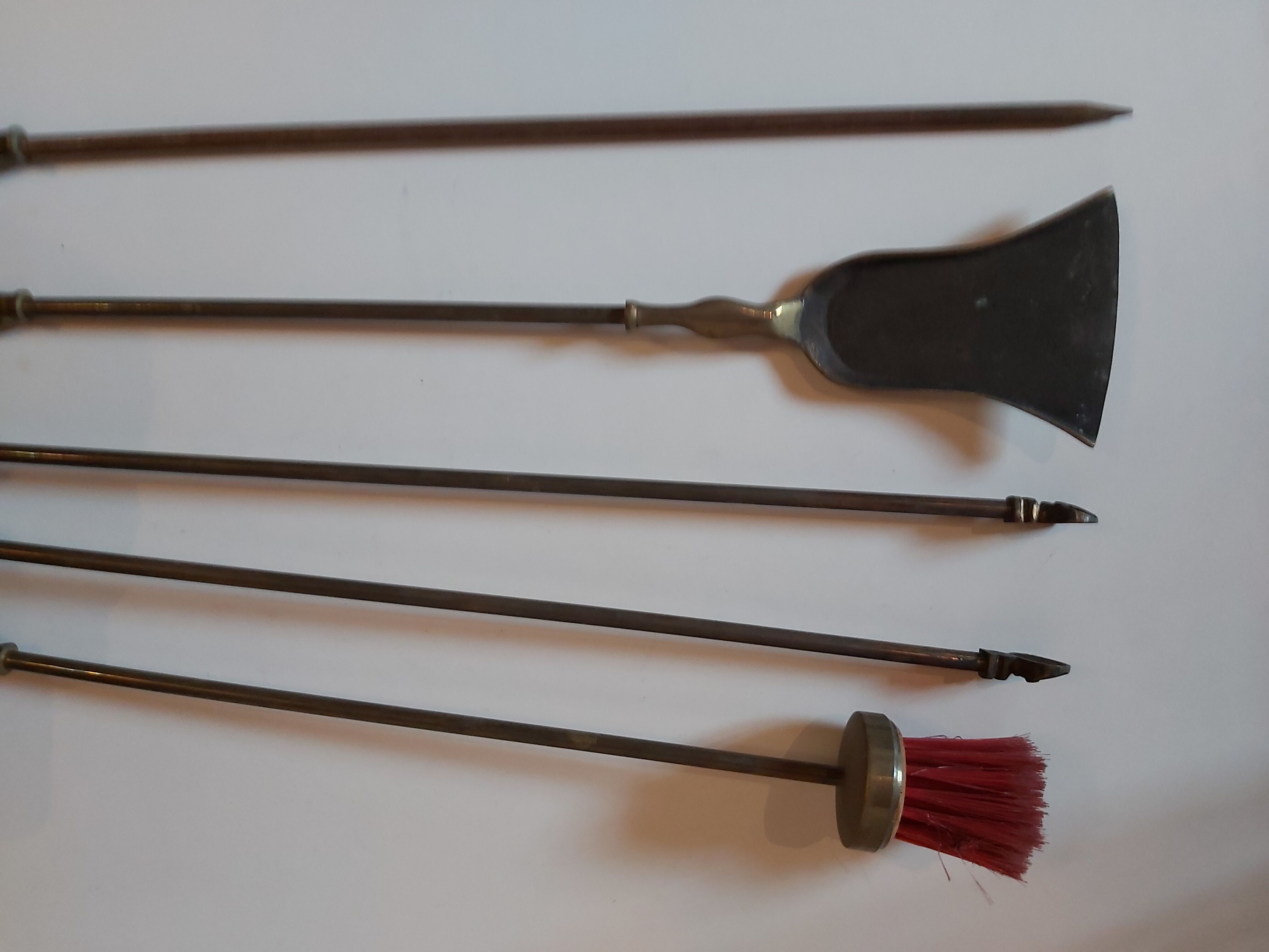 Bronze fireplace servant