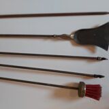 Bronze fireplace servant