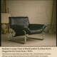 Bauhaus lounge chair in black leather attributed to Johan Bertil Häggström for Swed-Form / Ikea, Sweden, 1970s