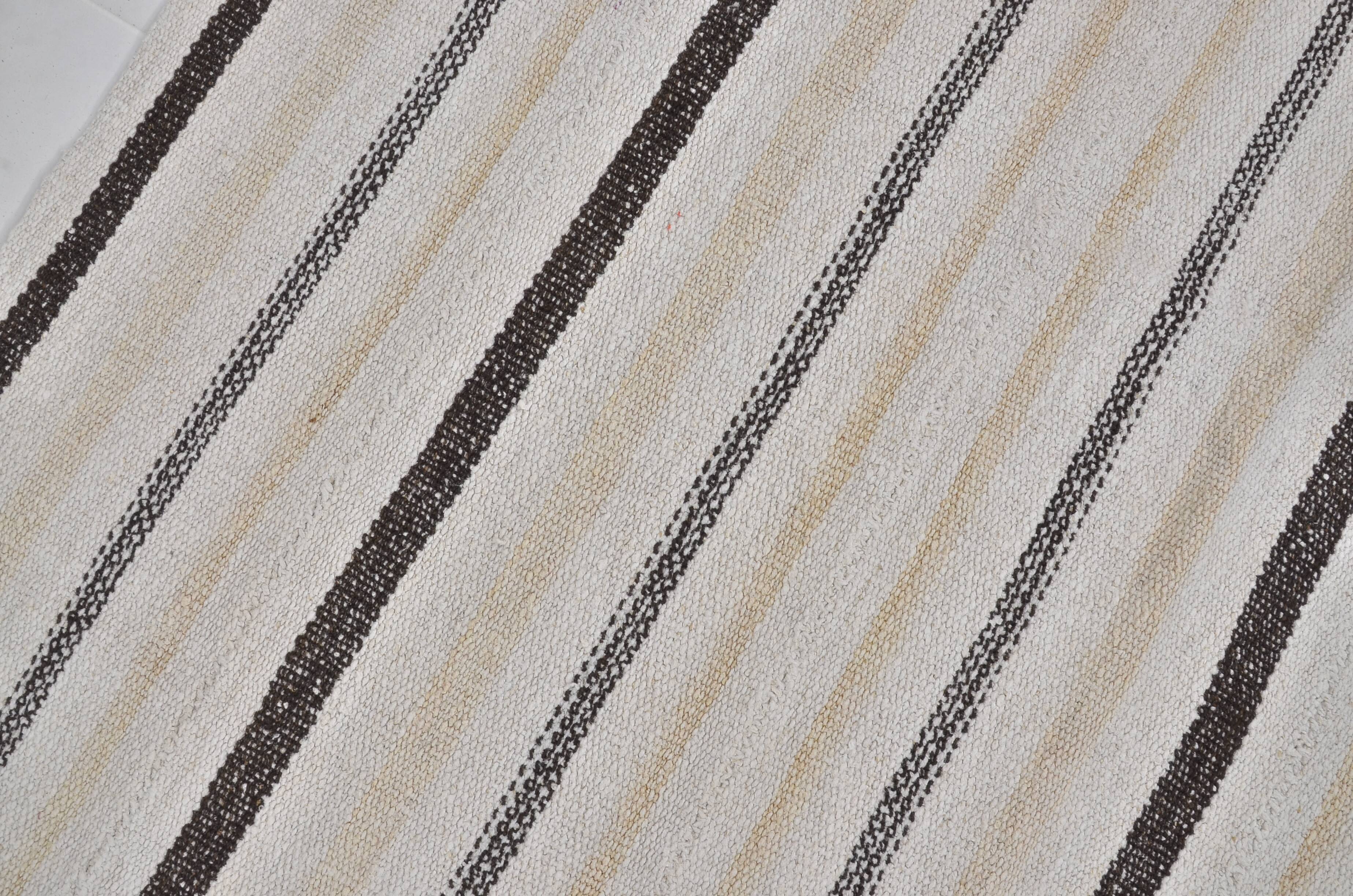 Decorative Anatolian Handwoven Hemp Kilim sku 3659