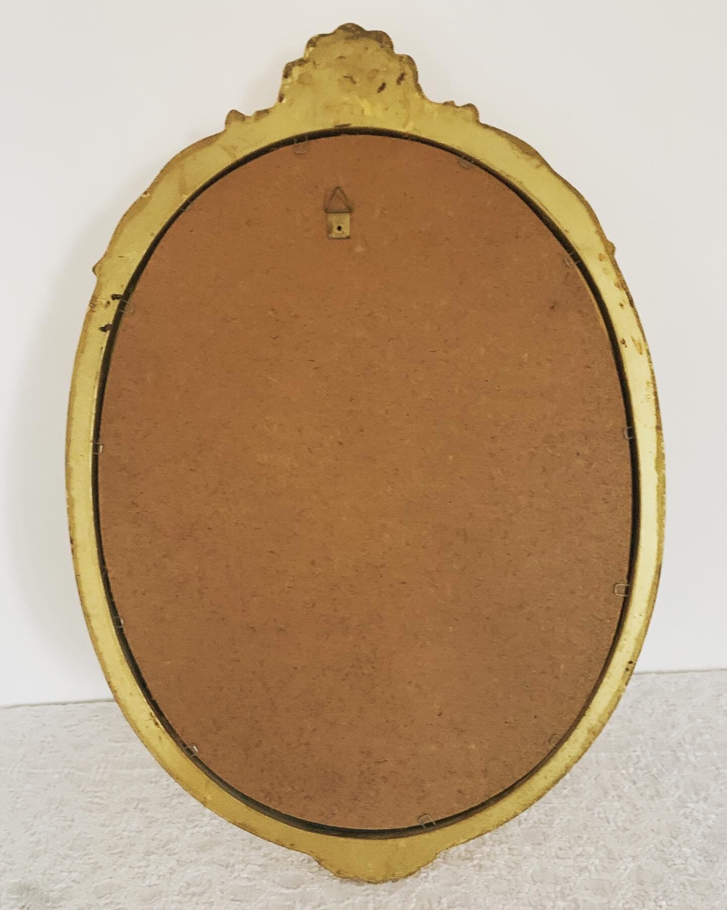Golden wooden mirror  42x61cm