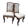 Pair of solid oak chairs
