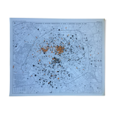 Map of Paris, 1964