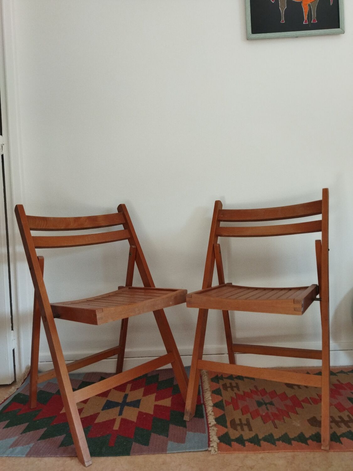 Chaises pliantes vintage