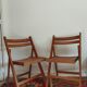 Chaises pliantes vintage