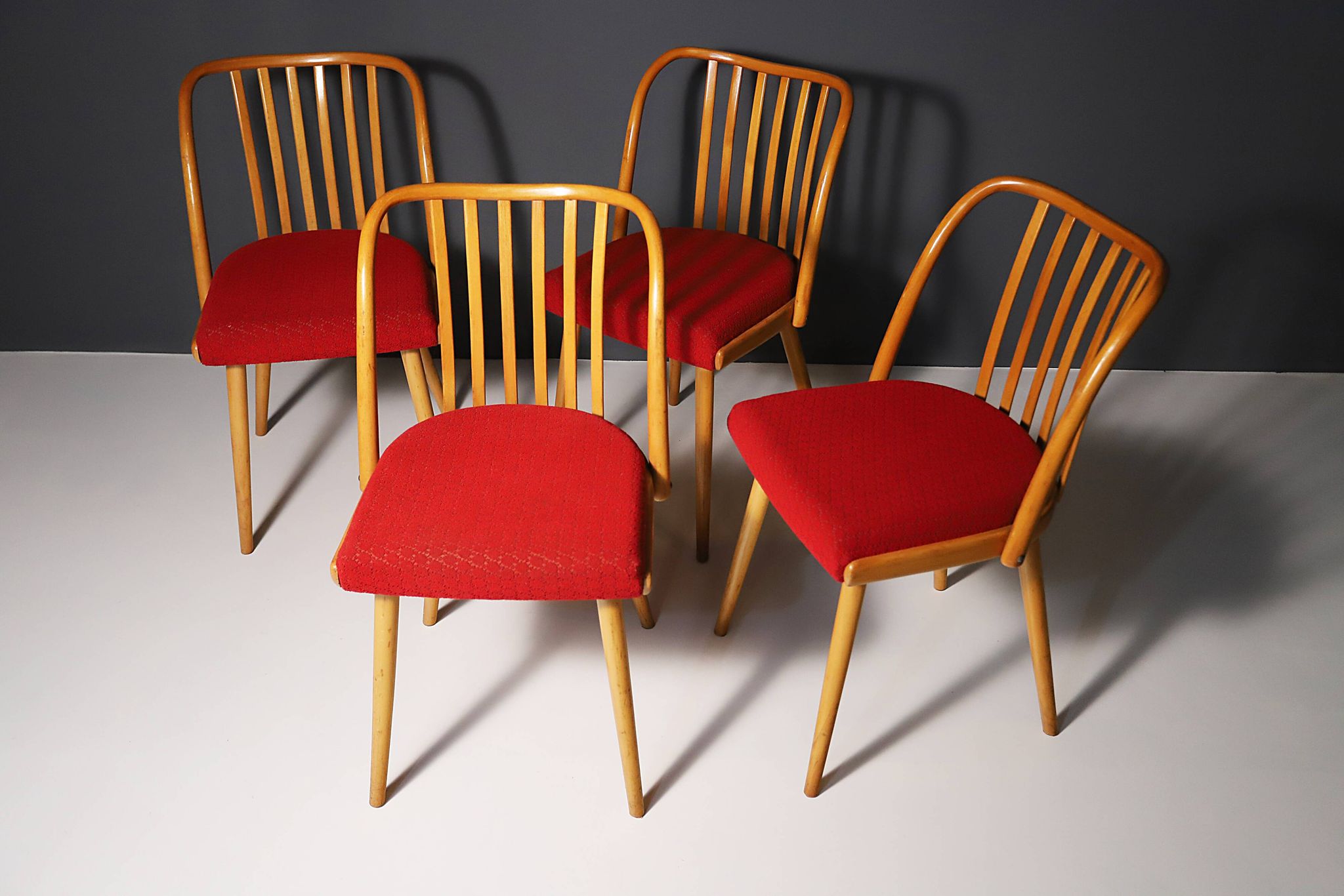 Mid century Dining Chairs by Antonín Šuman, 1960s, Set of 4
