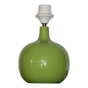 Pied lampe bois vert