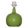 Green wooden lamp base (without lampshade)