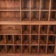 Old craft furniture - hotel with 27 burmese teak lockers