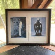 Ensemble deux photographies encadrées