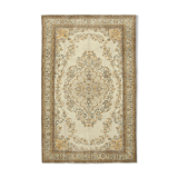 Handwoven Unique Anatolian Beige Rug 182 cm x 291 cm