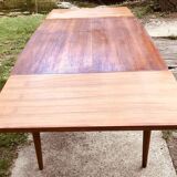 teak dining table with extensions 1960