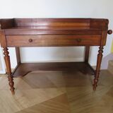 console-old dressing table-side table-mahogany stain