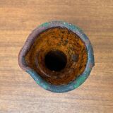 German brutalist carafe vase from the mid-century in the style of Gerhard Liebenthron, 1960s.