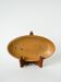 Small glazed stoneware dish, southern pottery, 1960