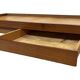 Vintage mid century daybed teak design with drawers