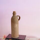 Raw stoneware bottle
