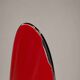 Sculptural mirror Space Age red lacquered — Italy, 1970s