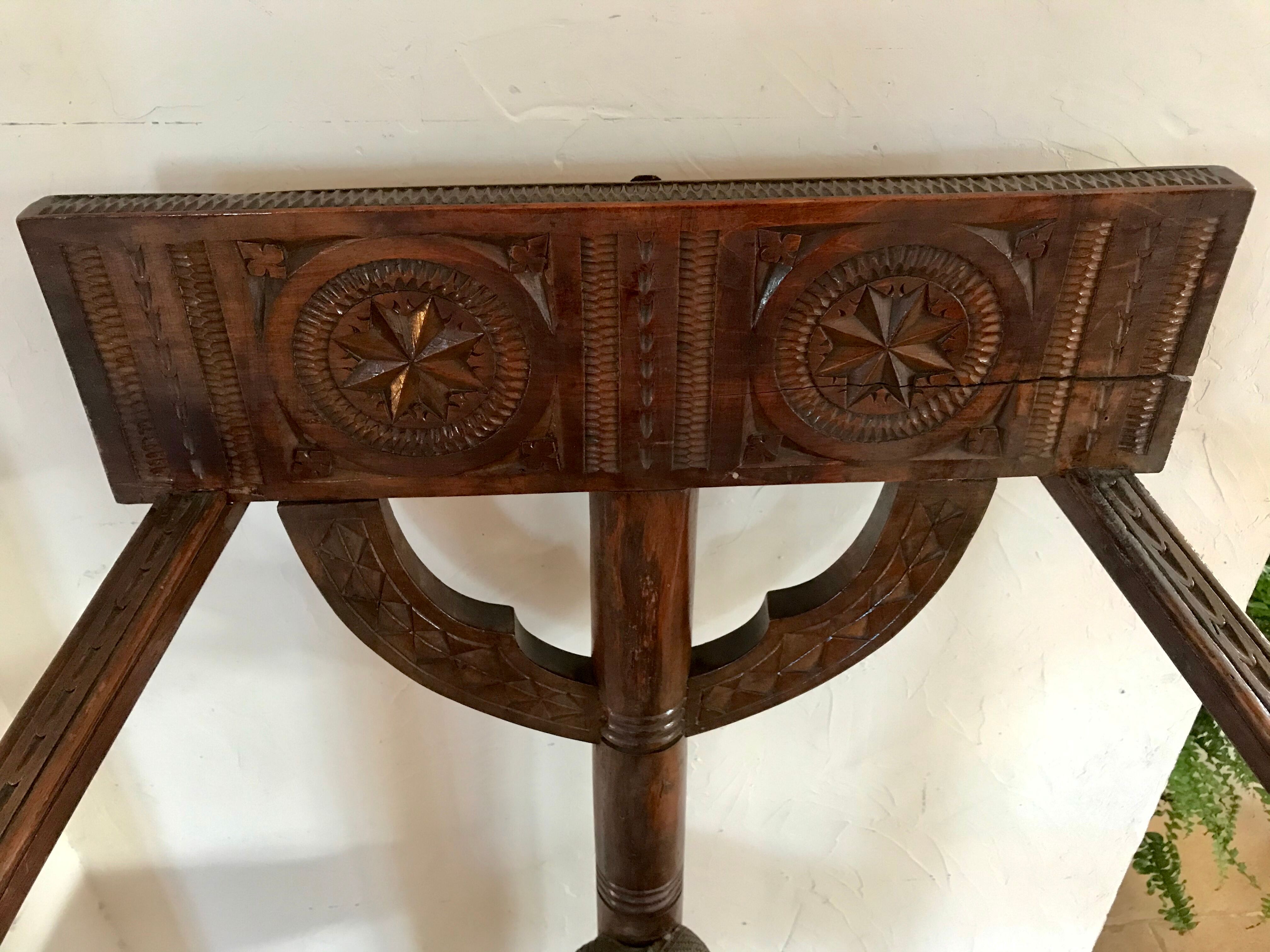 Tripod armchair early 20th Century Breton movement