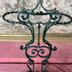 Umbrella stand in enameled cast iron and vintage iron