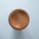 Handmade terracotta vase in terra cotta color