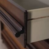 Vintage 1960s wooden chest of drawers with italian design