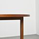 André Sornay round mahogany table, Sornay Furniture 1960