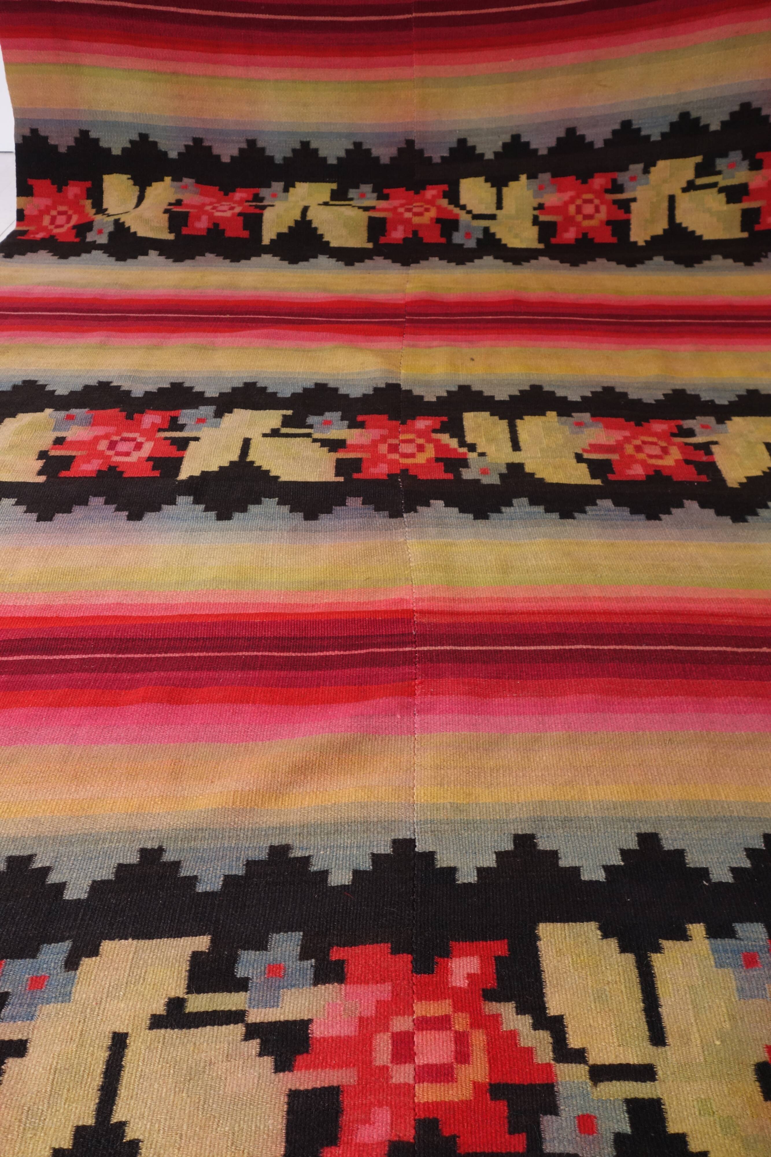 Vintage Greek Kilim Rug
