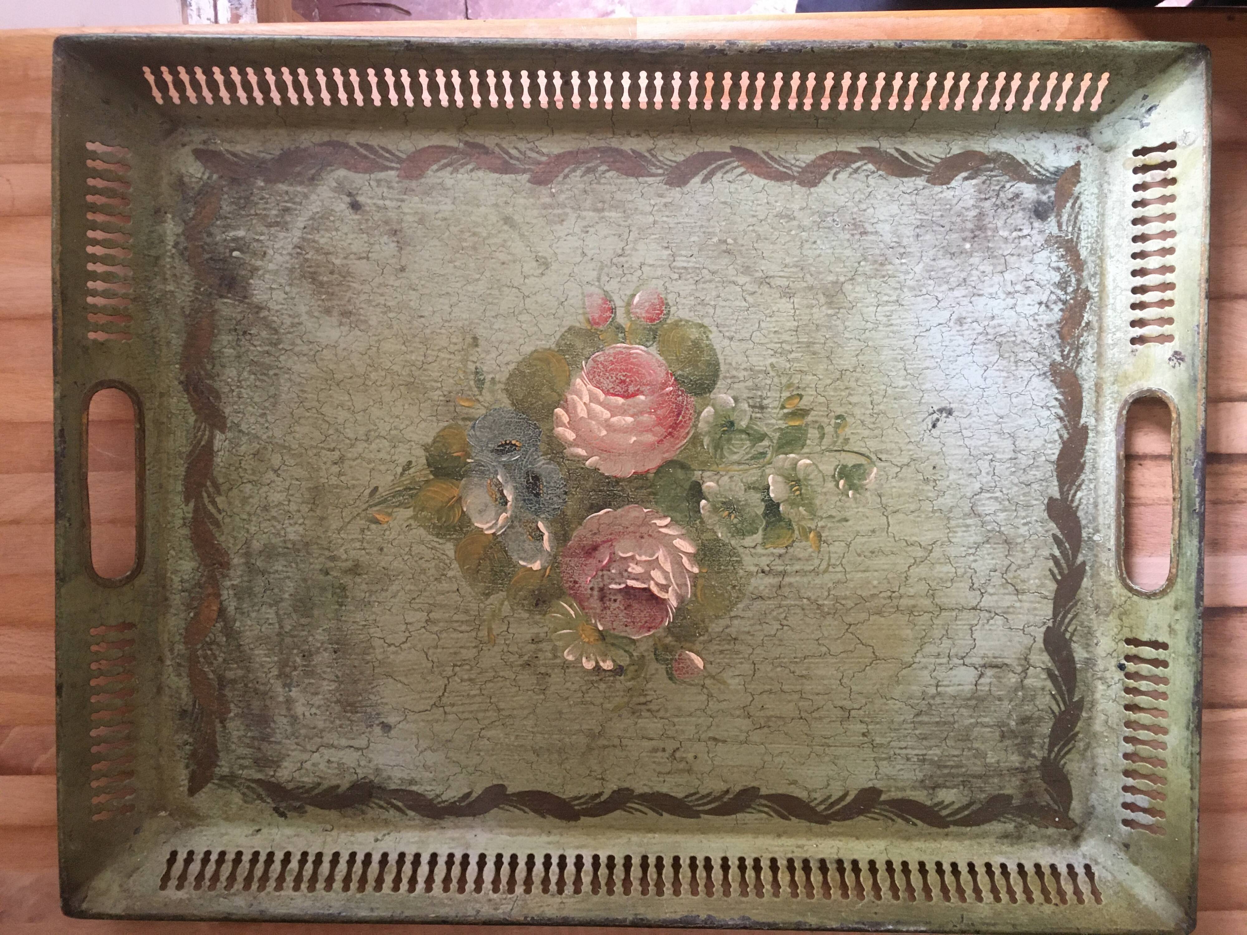 Napoleon III rectangular tray