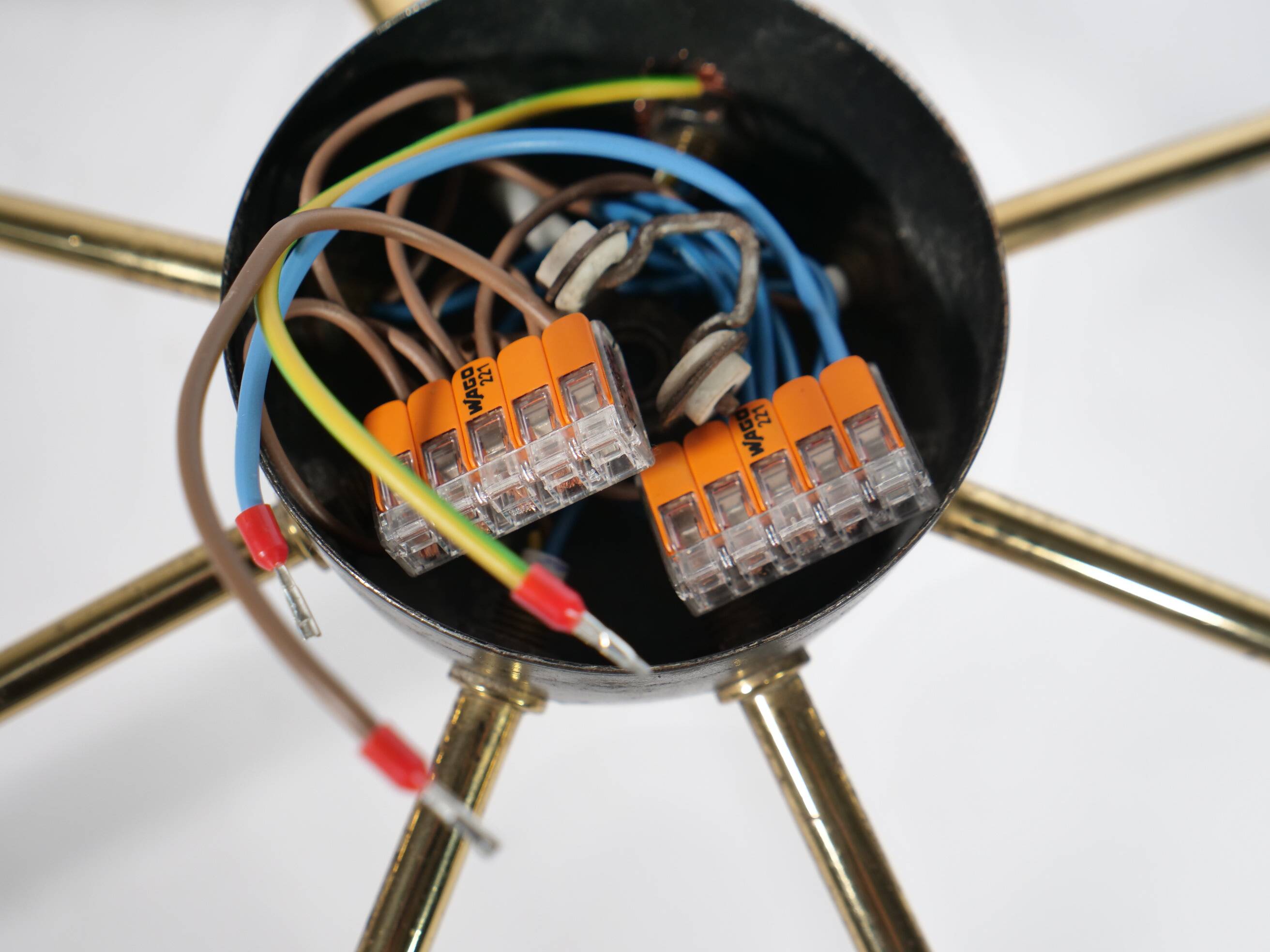 1960s Design Sputnik Lamp Spider Light