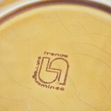 6 amber fish plates