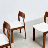 1970's sculptural Italian dining chairs