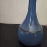 Vase soliflore céramique bleue