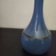 Blue ceramic soliflore vase