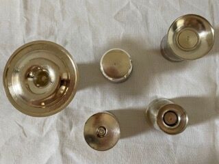 silver metal coquetiers