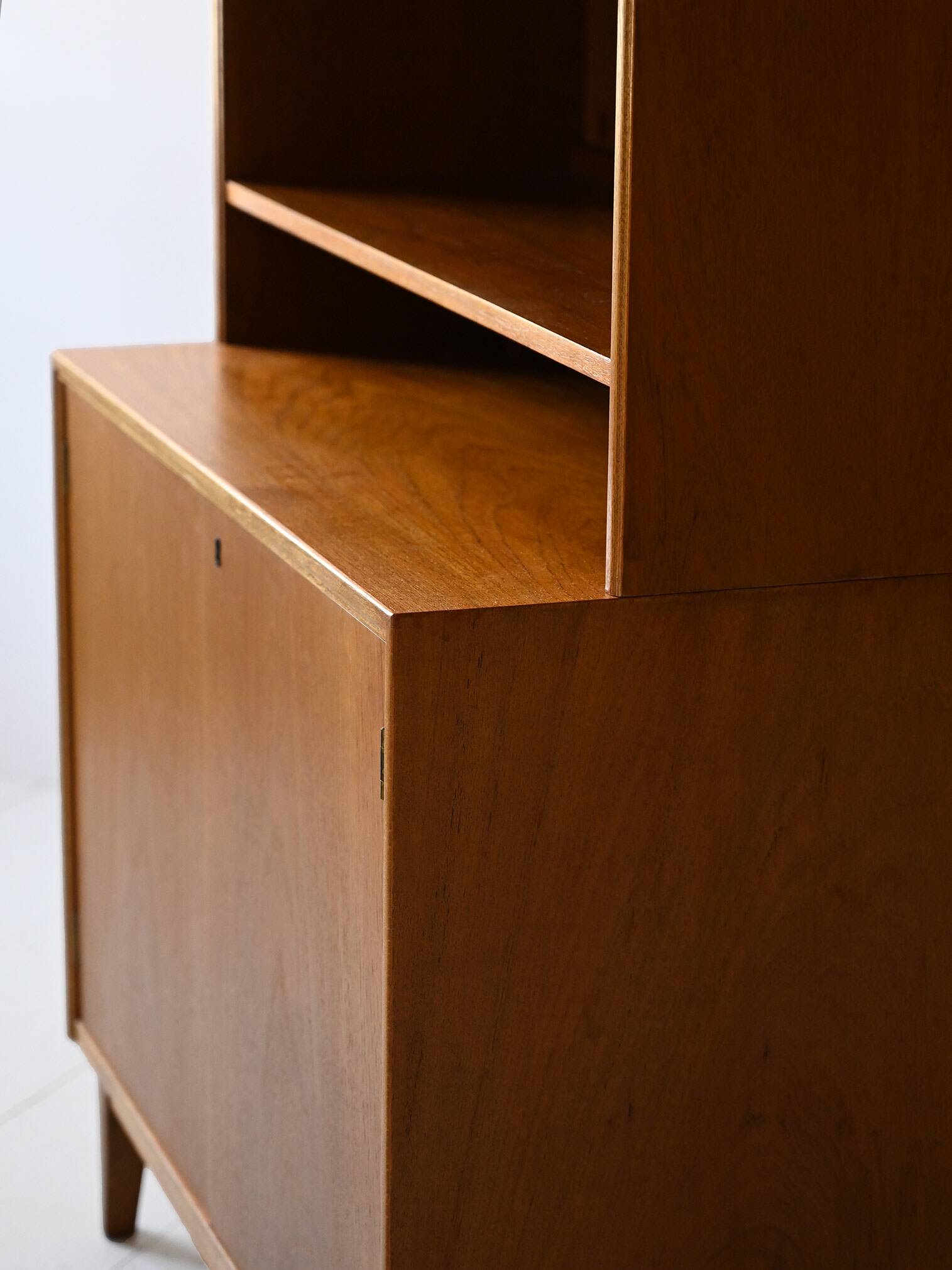 Swedish bookcase with storage unit