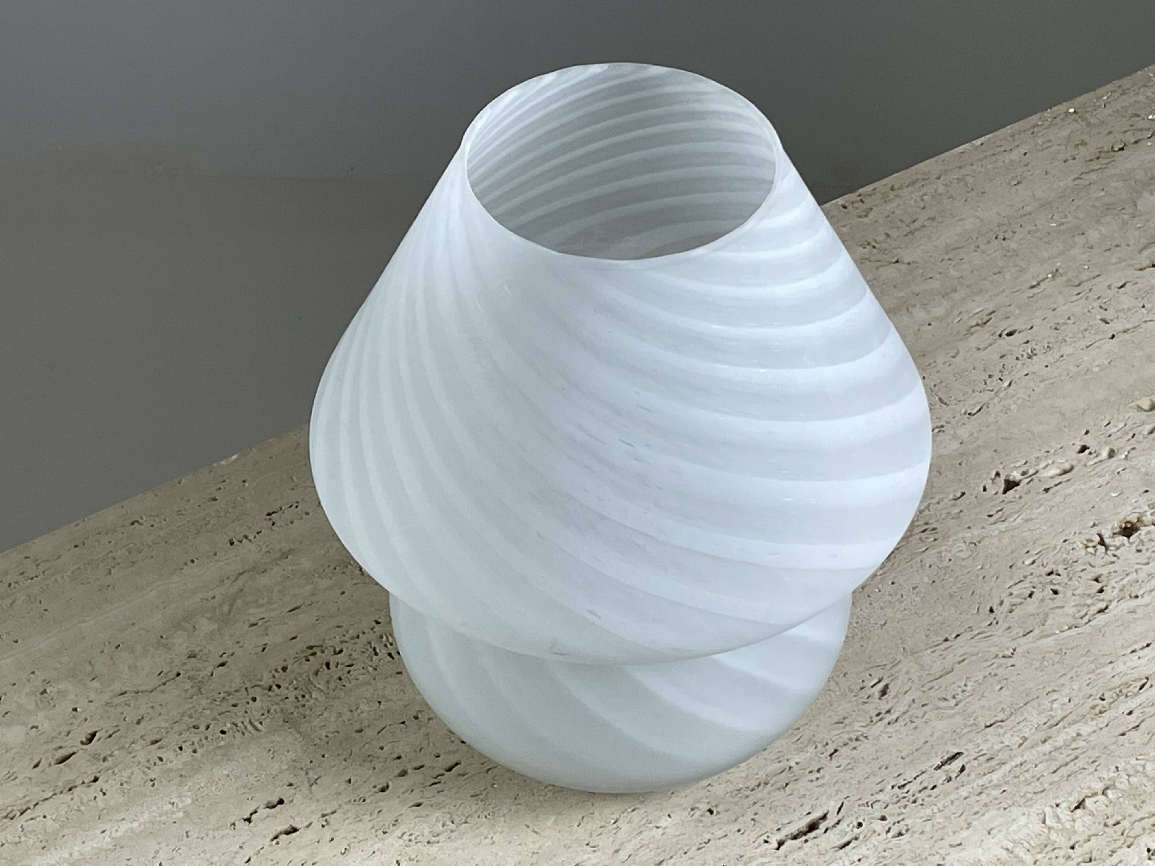 Murano glass mushroom lamp, 1970s