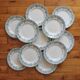 11 flat plates in iron earth "Argenton" Saint Amand early twentieth century